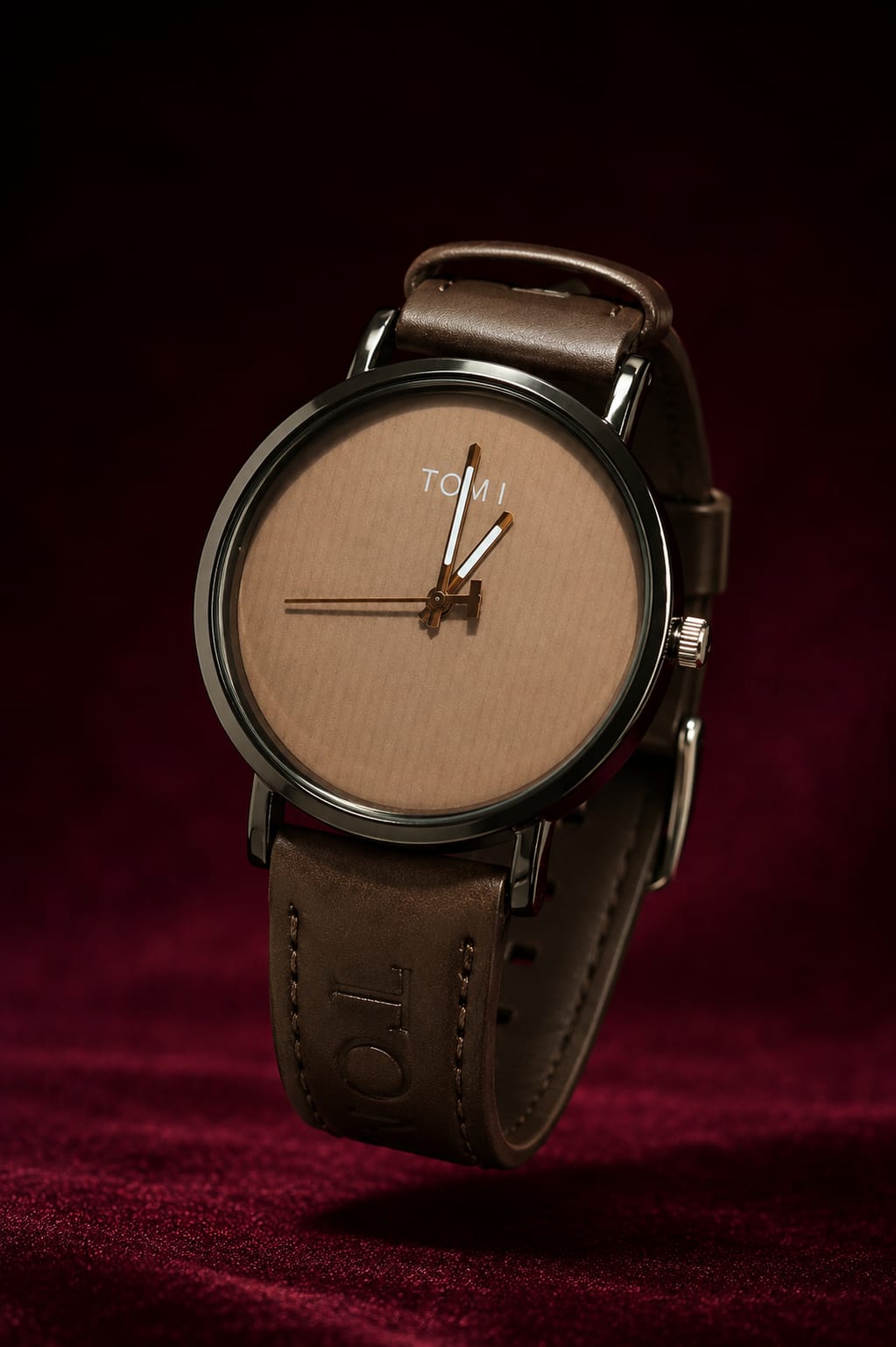 T-309 TOMI Luxury Stainless Steel Analog Quartz Watch