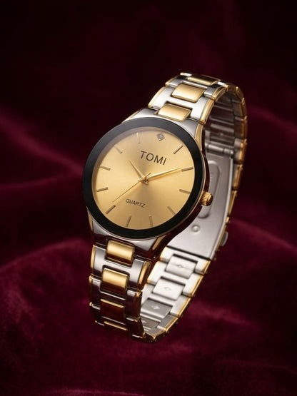 T-309 TOMI Luxury Stainless Steel Analog Quartz Watch