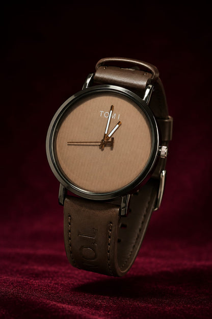Tomi T-101 Leather Watch