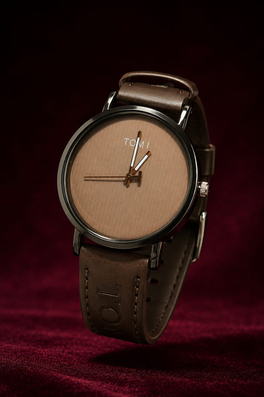 T-309 TOMI Luxury Stainless Steel Analog Quartz Watch