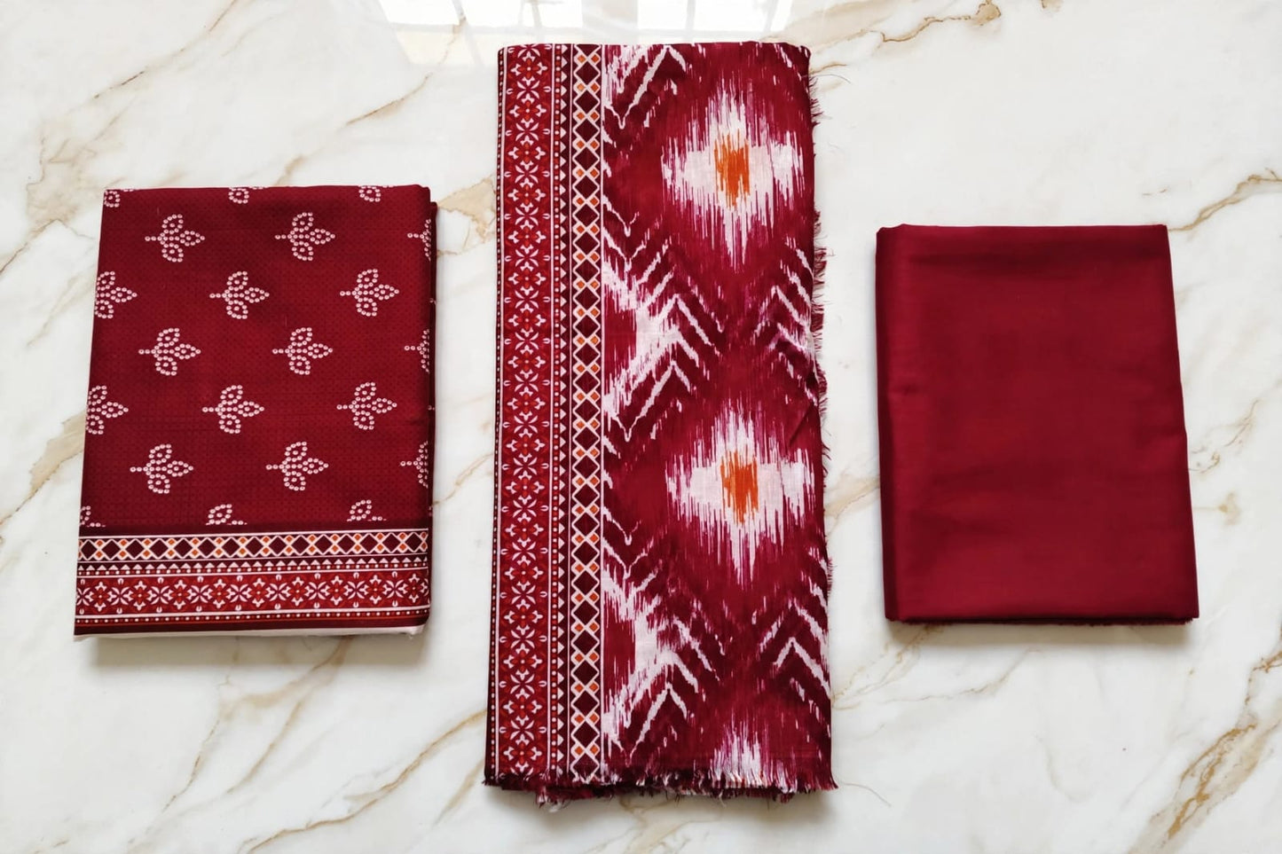 Pearl Lawn 3Pcs Simple Trousers